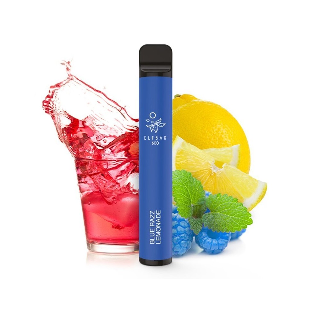 Vape Desechable Elf600 Blue Raspberry Lemonade Sin Nicotina Elf Bar 6897